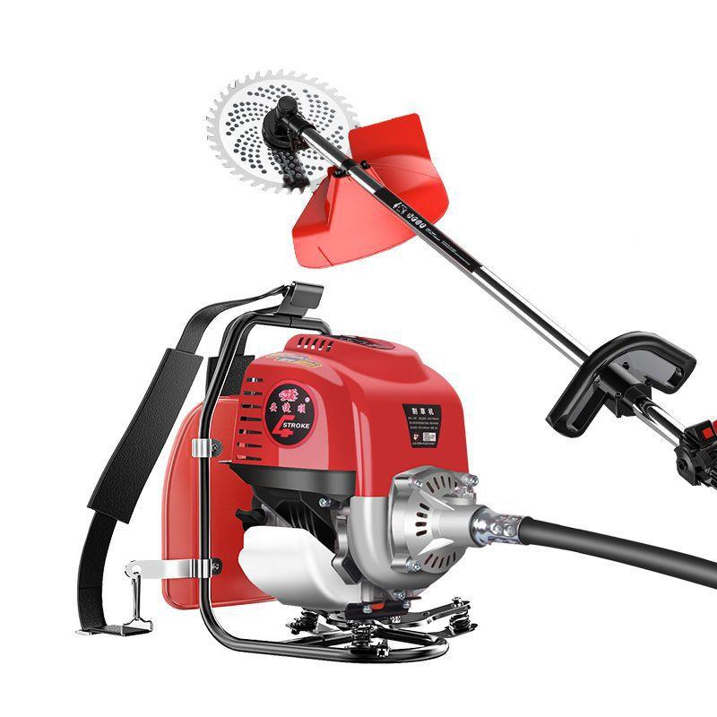 砍安捷草顺割茶树机树家用除机背负式汽油割草机多能四冲程其XXN