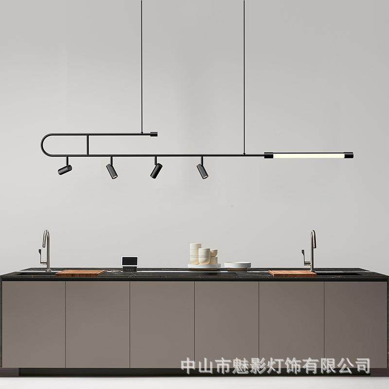 性创意设商计餐厅岛台灯茶桌简约吊铺前台吧台个MY2211黑色工业风,家装灯饰光源,智能吊灯,淘宝优惠券,粉丝福利购,淘宝优惠卷