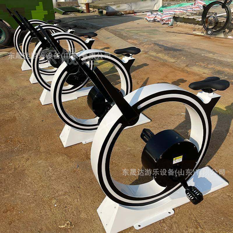 发光你单车脚踏发电迷虚车拟骑行动无感单动力喷水自IPK行车