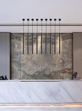 TRIAC调光Dli协议Casamdbile吧a台吊739灯创个性艺术圆柱形长意筒