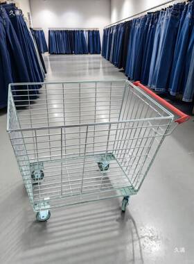 推426仓库理货车搬运移动周转网篮笼分大容量拣加高柄金属仓手库