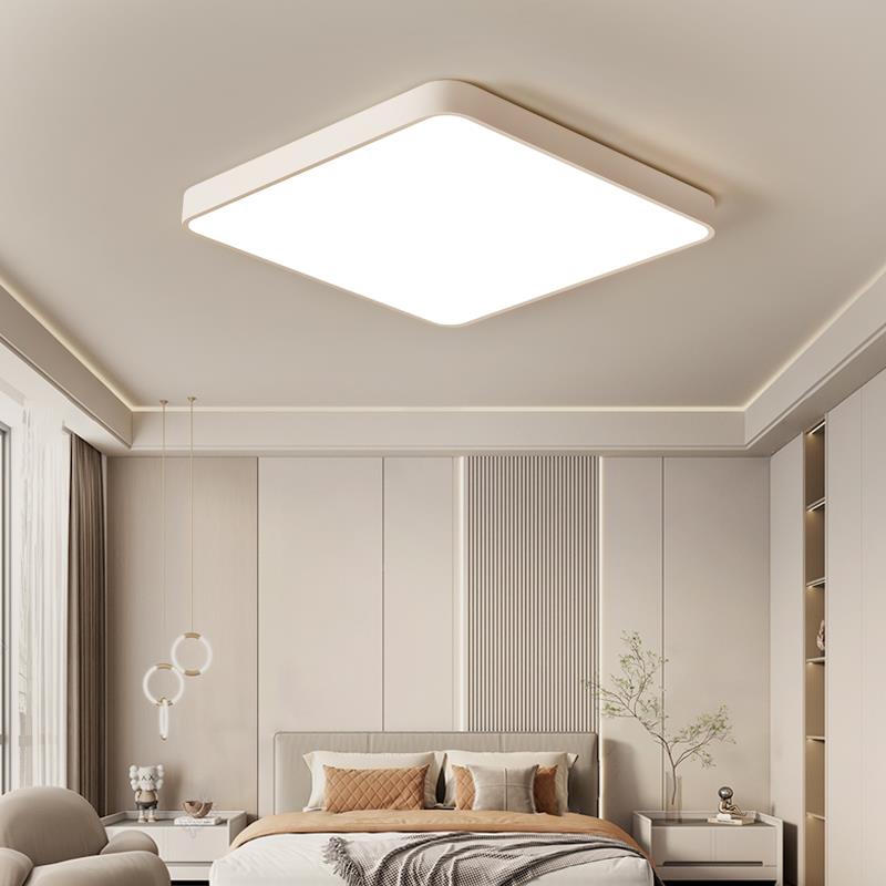 缝隙极简方无形厅灯薄护眼全光谱客卧室书房LD-C047吸顶灯超简约