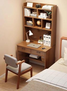 小户型书桌书22099架一体桌组合家用电脑桌卧室习写学学桌生字台