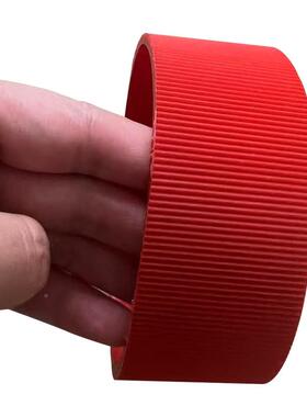 红色橡胶分页带皮硅胶齿带送料进喷给带耐磨耐高压板码机摩RMM擦