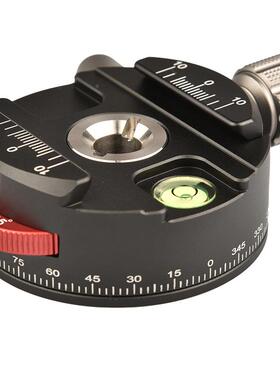 V6分0全景五档度底座单反相151机恒定角微拍摄影像三脚架夹度座盲