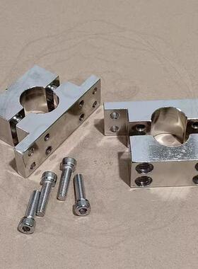 钢制分离T型导向轴支座支撑固定加厚GDF02 SHPTMN 孔径30-50