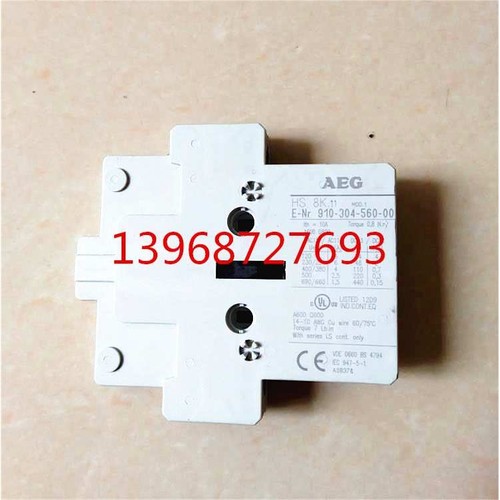 AEG接触器侧11开1闭 辅助触点 HS 8K.11  E-Nr: 910-304-560-00