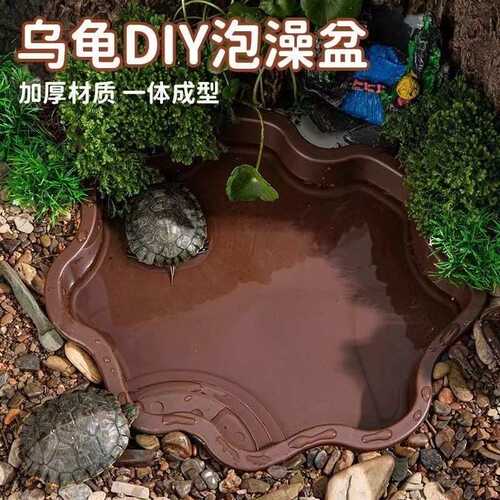 室内户外养龟专用箱水陆两栖生态缸乌龟缸家用景观箱黄缘龟养殖箱