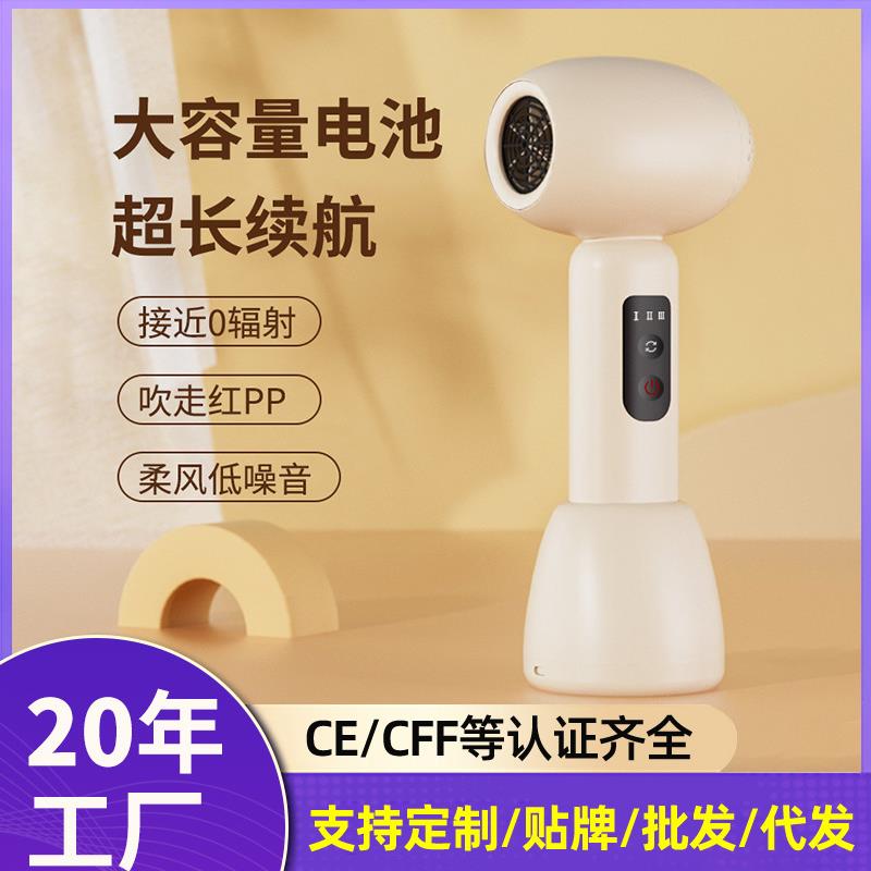 婴幼儿童专用静音吹风机家用智能柔风宝宝吹风机无线手持电吹风筒