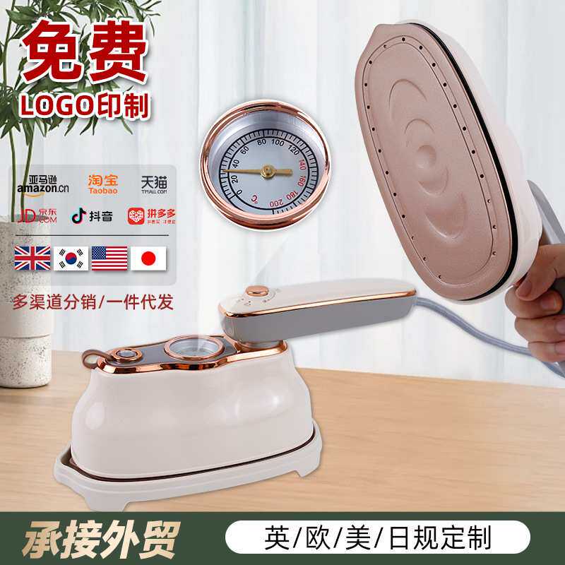跨境挂烫机新款熨斗温度指示表小型电熨斗折叠旅行便携手持熨烫机