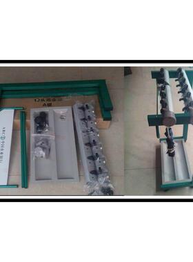 12头雨架绿色雨伞架架银雨行雨伞收纳伞公用LH-Y002伞放置架