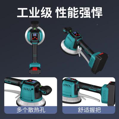 大率锂电瓷砖平铺机高频振动铺机砖电动砖利功贴器地83405板砖铺