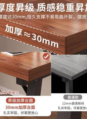 电脑桌家用台生式简学习约公桌子现代卧室办桌学写字DNZ02541桌双