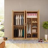 简约木质板式 衣容柜特衣价大量储物APU实三四门橱