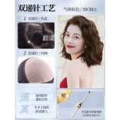 高档英琪假发女短羊毛卷人港风覆时尚 蓬松齐肩短卷发发全真发古全
