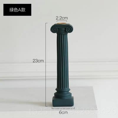 高档腊维纳斯希罗马柱塑烛神庙女像柱摆件雕ins小台众艺术婚礼装
