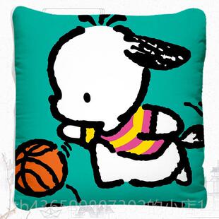 正品帕恰狗方形抱枕40x40CM布本艺靠垫男通用 女日动漫周边小被子