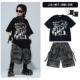 街舞儿童 Hop鼓组演服装 时尚 儿童和 正品 Ho舞p表蹈Hip 服装 Hip