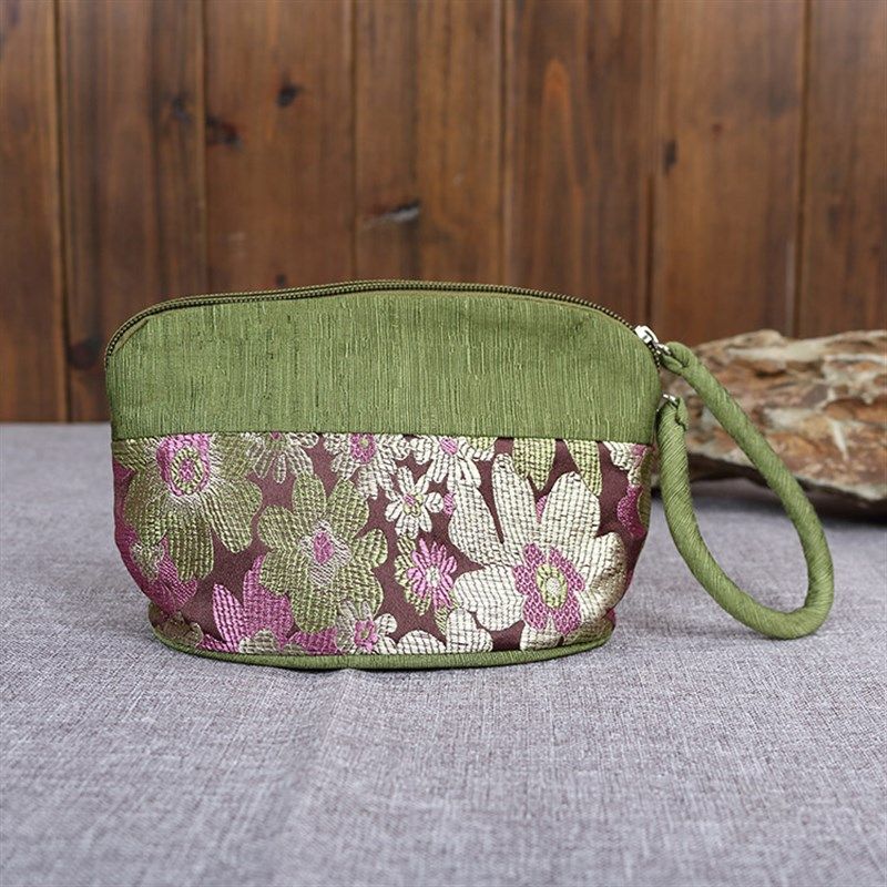 中国风特色南京云锦丝绸手拎包配旗袍手袋化妆包送老外出国礼品