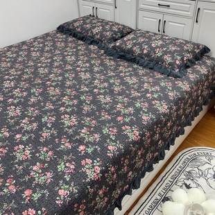 新款定制纯棉榻榻米炕盖全棉夹棉床盖专用加厚防滑四季通用四件套