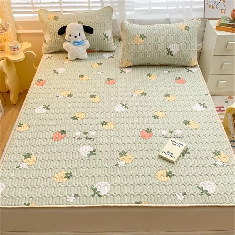 高端款式加厚0.5乳胶凉席夏季家庭款宿舍儿童单双人床三件套F,床上用品,乳胶席,淘宝优惠券,粉丝福利购,淘宝优惠卷