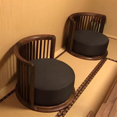 新中式茶桌2025新款高端客厅禅意胡桃木实木茶台简易茶室泡茶桌