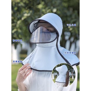 厨房防油烟面罩做饭炒菜煮饭专用全脸防护防油溅神器女款帽子头套