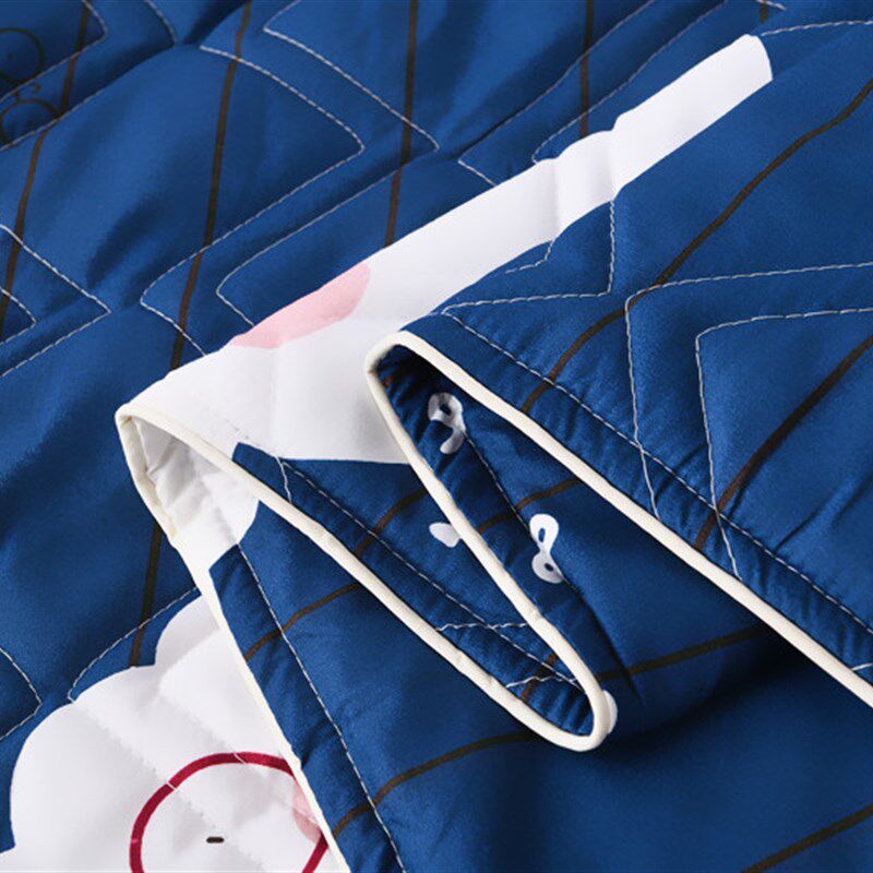 全棉夹棉加厚被套单件两用学生宿舍单人家用秋冬罩1.5米1.8m床2.2