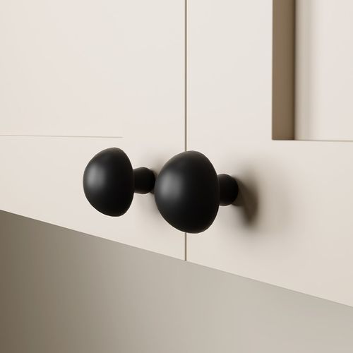 奕居蘑菇黄铜柜门拉手实心纯铜柜子衣柜橱柜抽屉法式现代简约把手