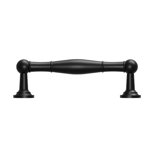 澜几哑光黑色实心黄铜纯铜柜门拉手衣柜橱柜抽屉柜子法式极简把手