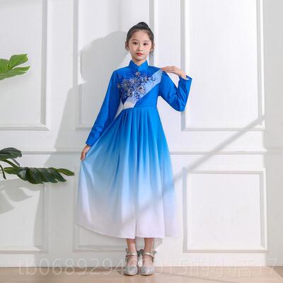 正品儿红合唱演出服男童歌少年中国说毕业照诗朗诵歌童女童钢琴表