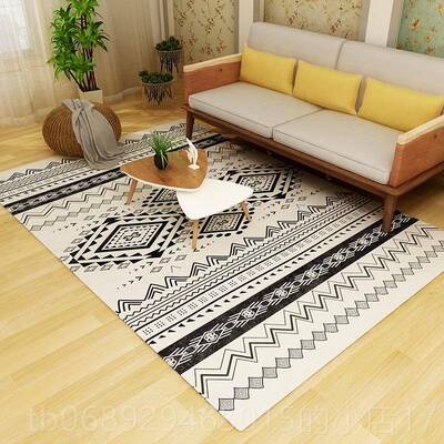 正品摩洛哥地毯长卧室家用可裁剪厅阳台方地垫客房间全形铺床边毯