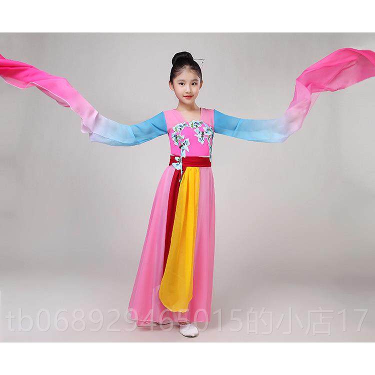 正品女孩新款雪纺少儿童古演典舞演蹈出袖服超仙女童水袖舞蹈甩舞,童装/婴儿装/亲子装,儿童演出服,淘宝优惠券,粉丝福利购,淘宝优惠卷