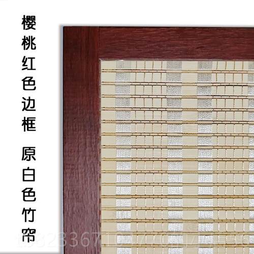高档木竹帘屏隔断移动折叠家用现代简实约新中风式玄关折屏办公可