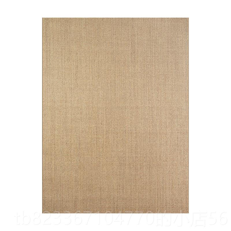 高档asln简麻约手工边剑地毯客厅茶书c房茶室卧室草编织麻几地垫图片