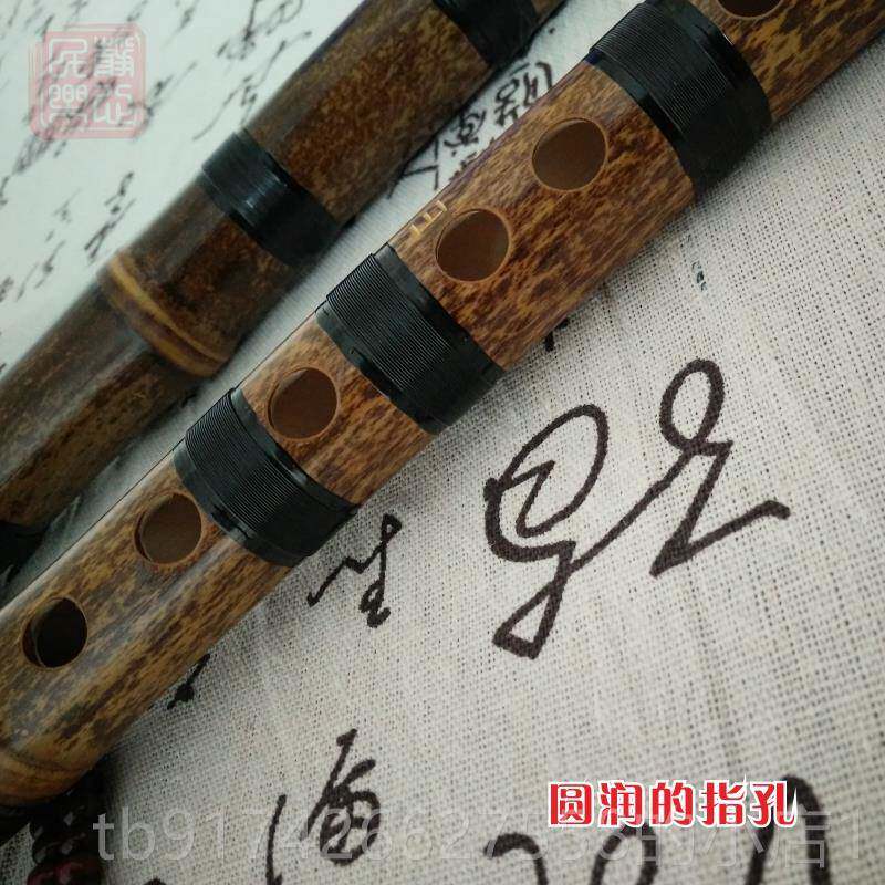 新款紫竹竖笛竹芦子口笛学6孔儿童初无膜笛成人哨笛专业葫笛顺子