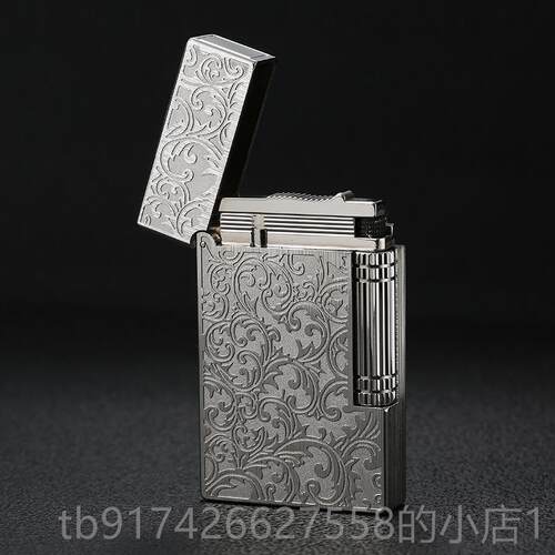新款法国都柏特.dubntt高档S充气声朗打火机纯黄铜个性超薄创意包