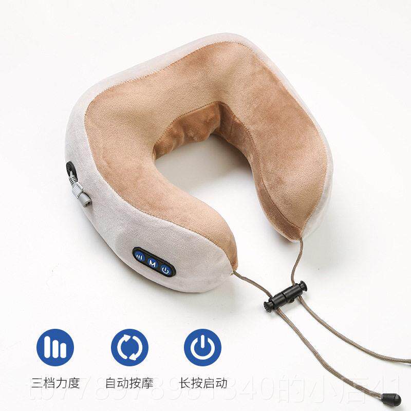 高档U型颈椎按摩器部脖子颈电动摩仪披肩疏通神器男女生颈按护颈