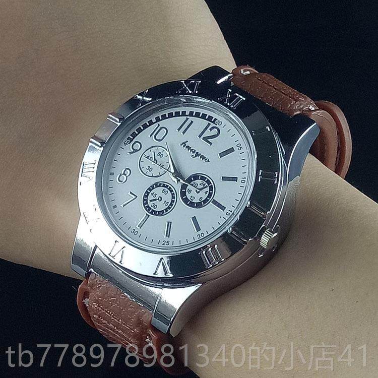 高档创u充sb电打火机手日表腕表多功能电子点烟器意金属防风节礼