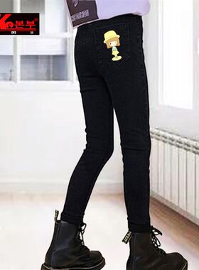 女童打底铅笔裤春秋小脚高弹力加绒新款休闲春款魔术裤儿童长裤子