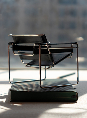 1948~1965迷你家具博物馆系列艺术设计摆件瓦西里椅B3 Wassily