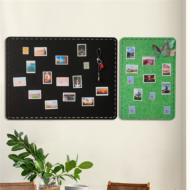 彩色毛毡板照片墙贴免打孔展示背景墙软木留言板客厅卧室书桌装饰,家居饰品,软装墙贴,淘宝优惠券,粉丝福利购,淘宝优惠卷