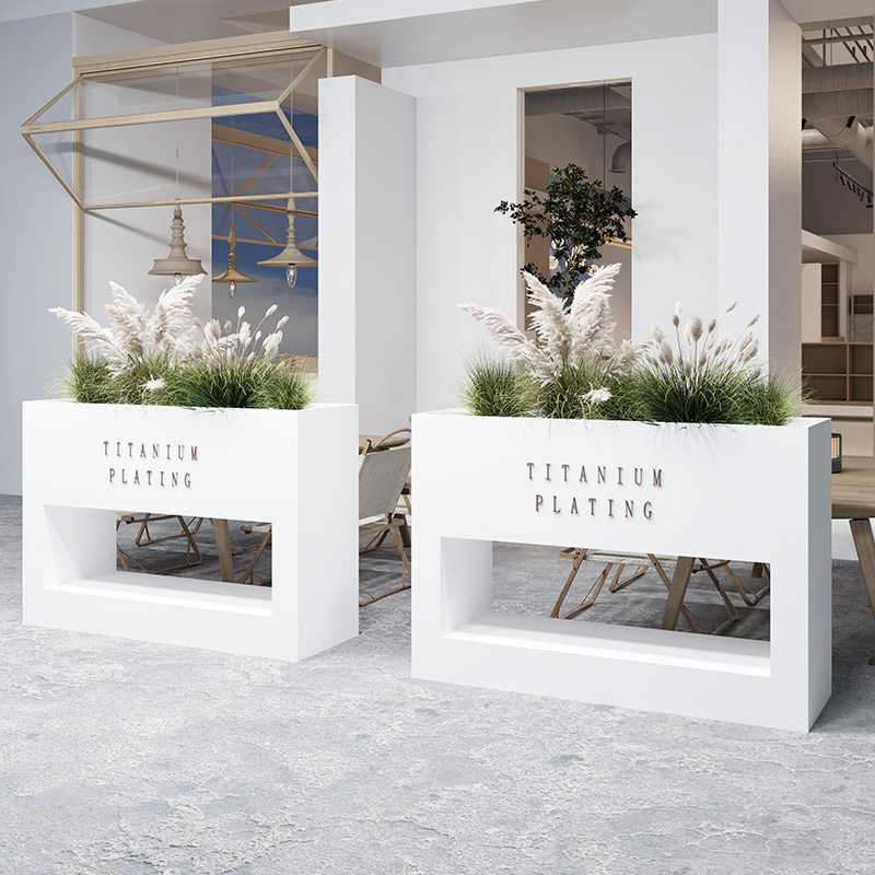 户外铁艺花箱市政样品屋展示中心广场商业街外摆花架隔断围栏花槽,商业/办公家具,花坛/花箱,淘宝优惠券,粉丝福利购,淘宝优惠卷