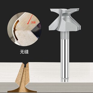圆弧折弯一体刀木工墙柜折弯角成型刀6.35柄R10修边机数控雕刻机