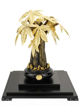 正品金财树摇摆钱树件招财树家居酒发柜箔装饰工艺品客厅摆设开业