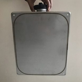 柴暖不锈钢油箱加厚6L方形驻车加热器配件金属油壶专用不锈钢油箱