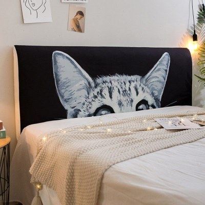 儿童床头罩2024新款四季通用木头硬板床头套罩靠背弹力全包遮尘布,居家布艺,床头罩,淘宝优惠券,粉丝福利购,淘宝优惠卷