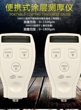标智GM210/GM211涂层测厚仪钢板油漆厚度测量仪膜厚计铁基
