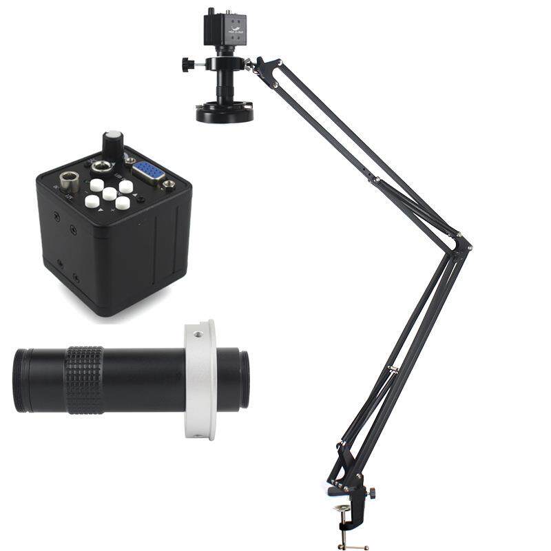 130倍高清VGA接口·工业相机悬臂支架工业电子显微镜相机