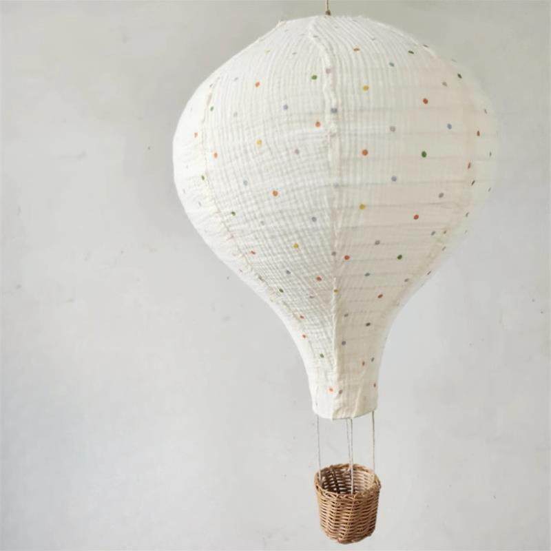 INS风 手工星月布艺热气球儿童房摄影展示家居装饰用具
